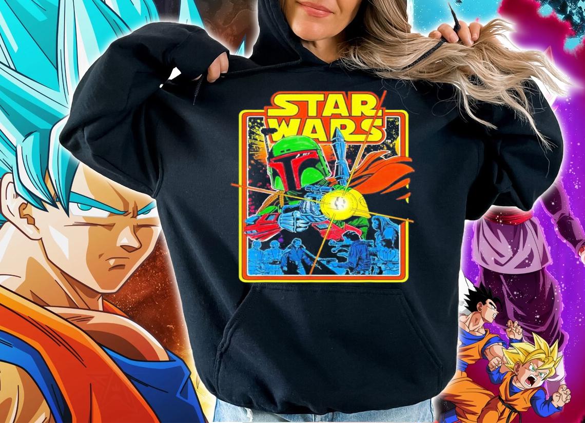 Comic Boba Fires Star Wars Graphic Shirt t-shirt hoodie