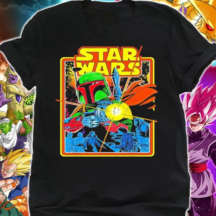 Comic Boba Fires Star Wars Graphic Shirt t-shirt shirt