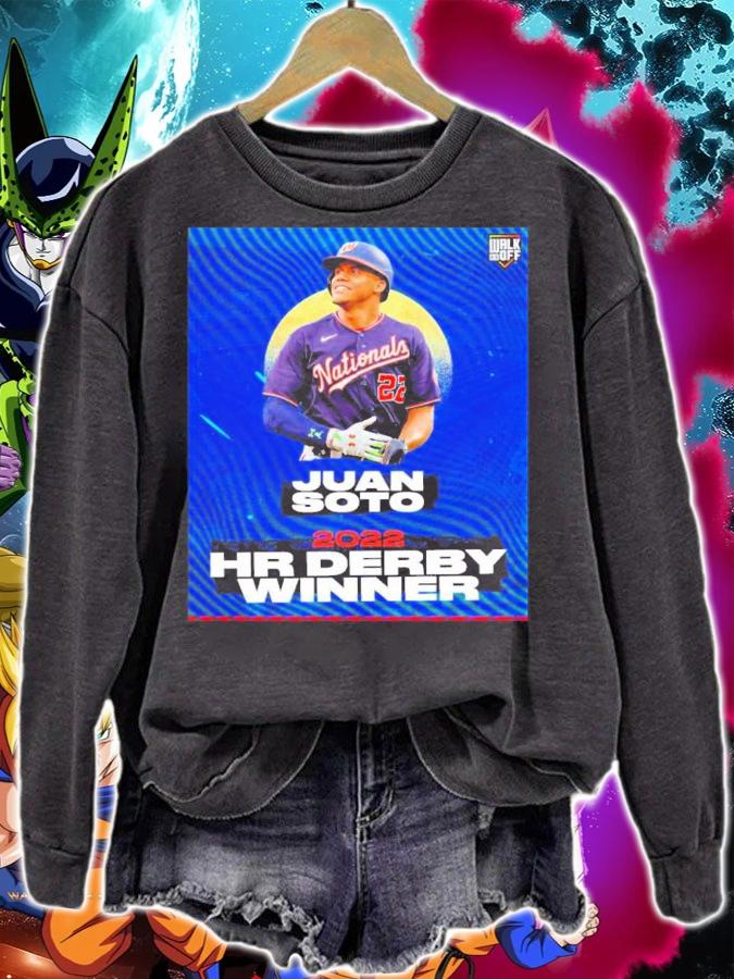 Juan Soto Baseball Home Run Derby Winner 2022 Shirt t-shirt sweatshirt