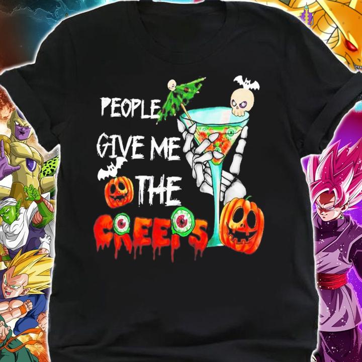 People Give Me Creeps Halloween T-Shirt t-shirt shirt