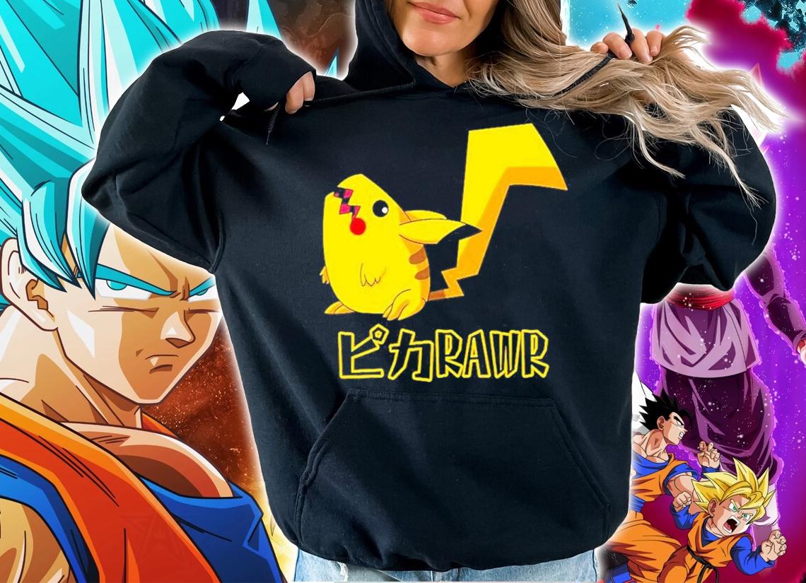 Pikarawr Pokemon Pikachu Rawr Shirt t-shirt hoodie