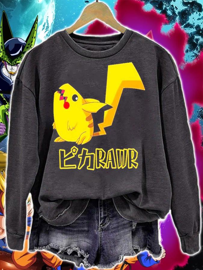 Pikarawr Pokemon Pikachu Rawr Shirt t-shirt sweatshirt