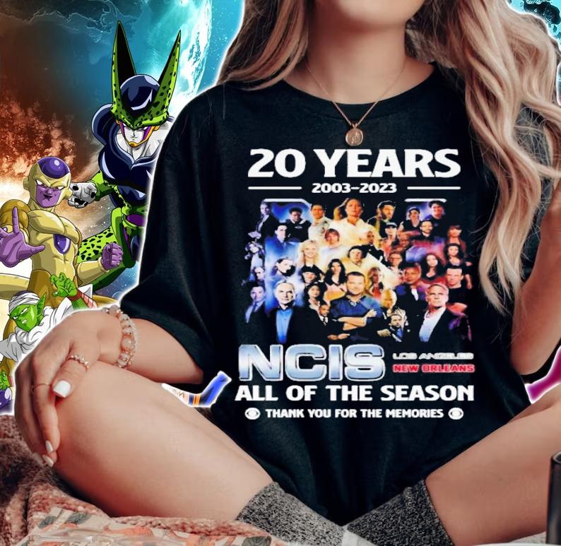20 Years 2003 2023 NCIS Los Angeles New Orleans All Of The Season Shirt t-shirt woman shirt
