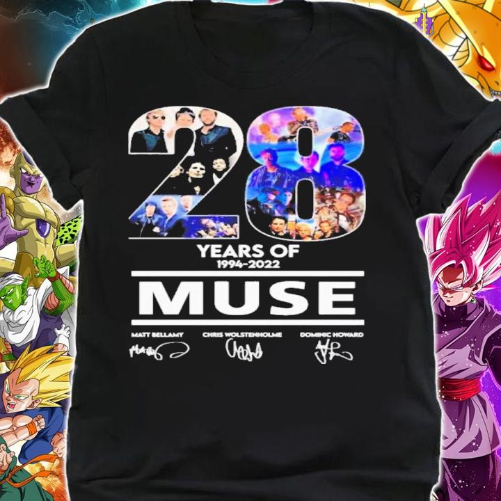 28 Years Of Muse 1994-2022 Signatures Shirt t-shirt shirt