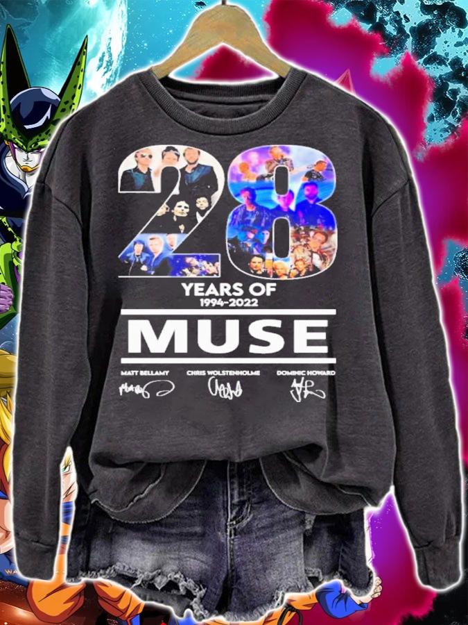 28 Years Of Muse 1994-2022 Signatures Shirt t-shirt sweatshirt