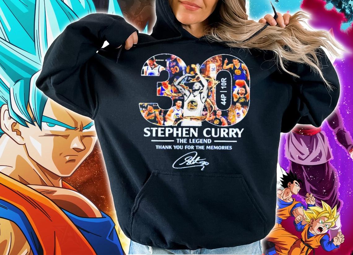 30 Stephen Curry 44P 10R The Legend Signature Thank You For The Memories Shirt t-shirt hoodie