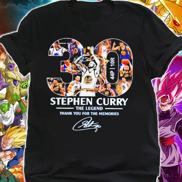 30 Stephen Curry 44P 10R The Legend Signature Thank You For The Memories Shirt t-shirt shirt