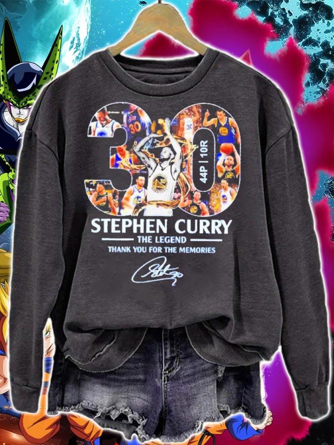 30 Stephen Curry 44P 10R The Legend Signature Thank You For The Memories Shirt t-shirt sweatshirt