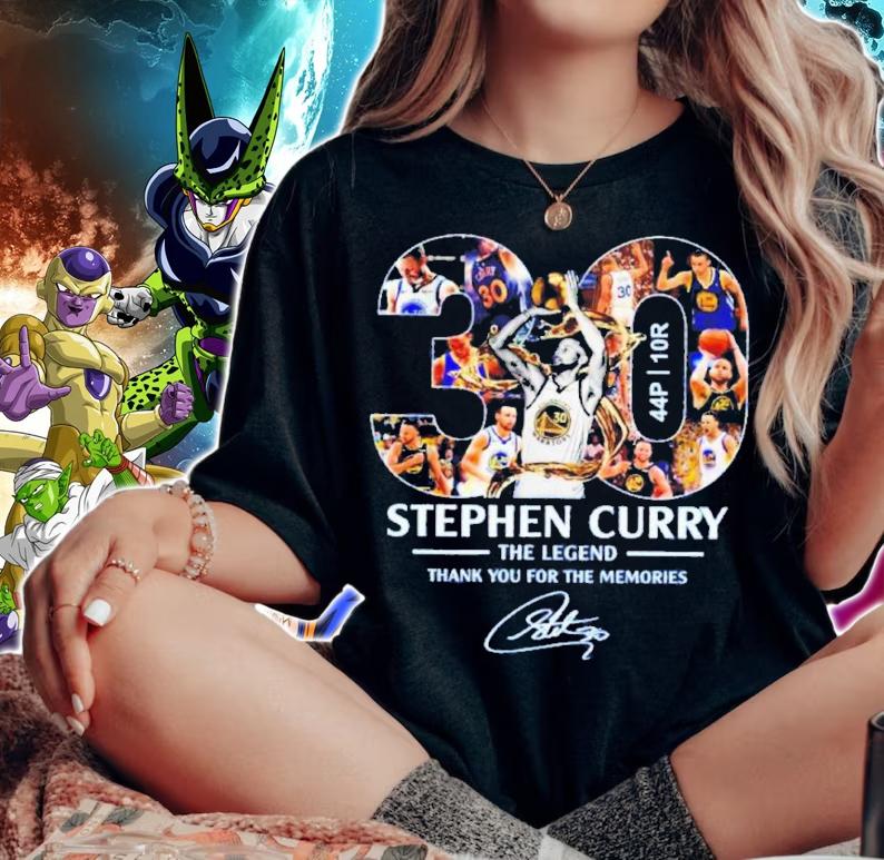 30 Stephen Curry 44P 10R The Legend Signature Thank You For The Memories Shirt t-shirt woman shirt