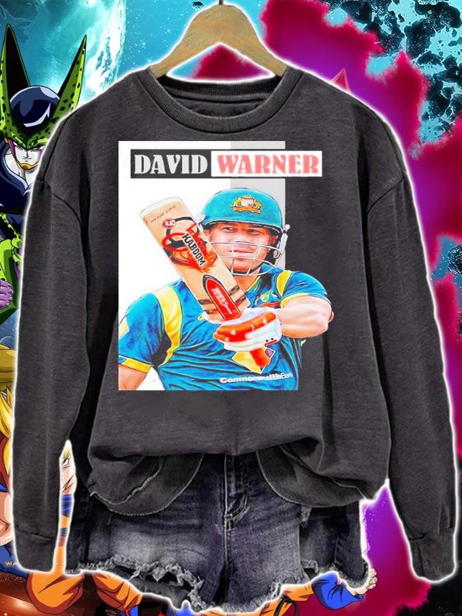 Australian Cricketer Warner The Backbone Of Playing Shirt t-shirt sweatshirt