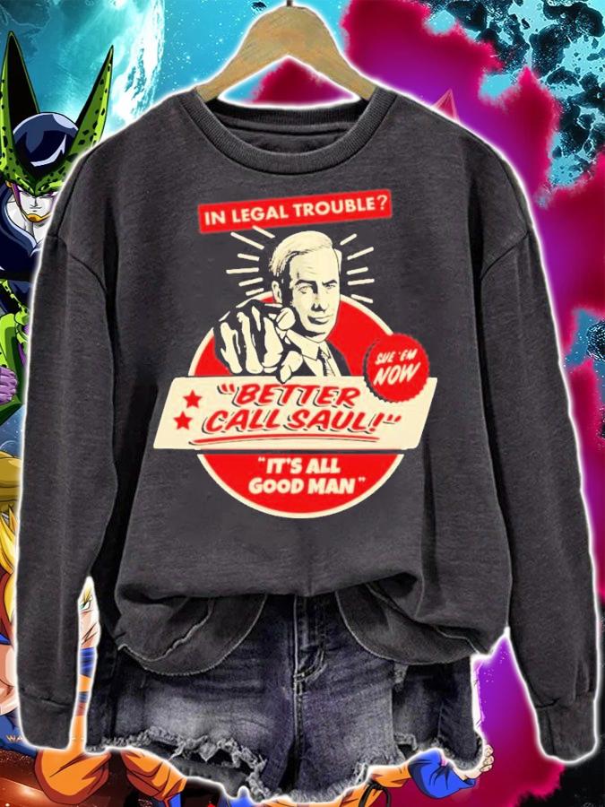 Better Call Saul All Good Man Active T-Shirt t-shirt sweatshirt