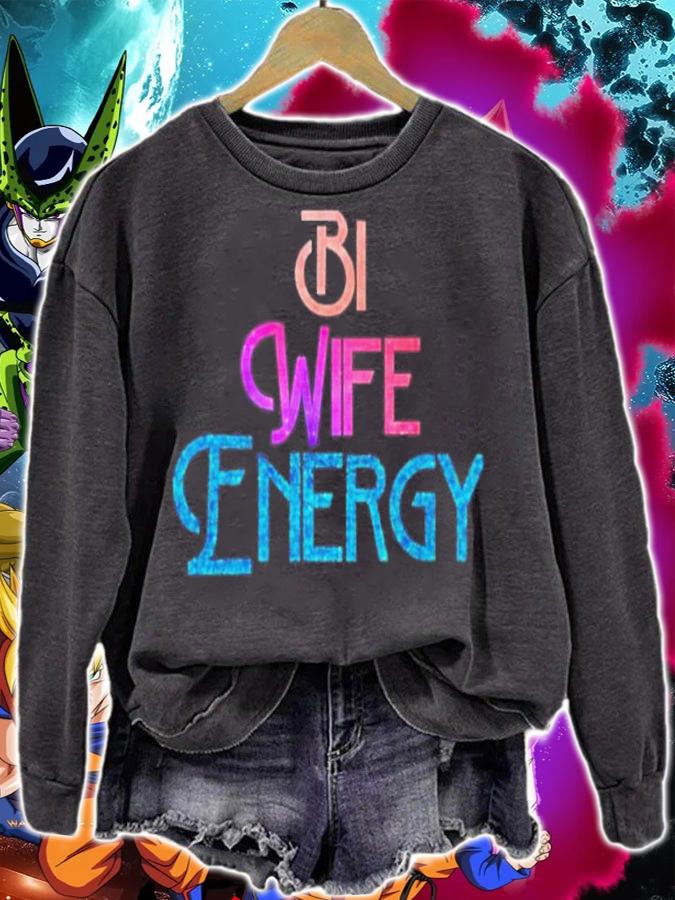 Bi Wife Energy Julia Ragalie Tattoos Shirt t-shirt sweatshirt
