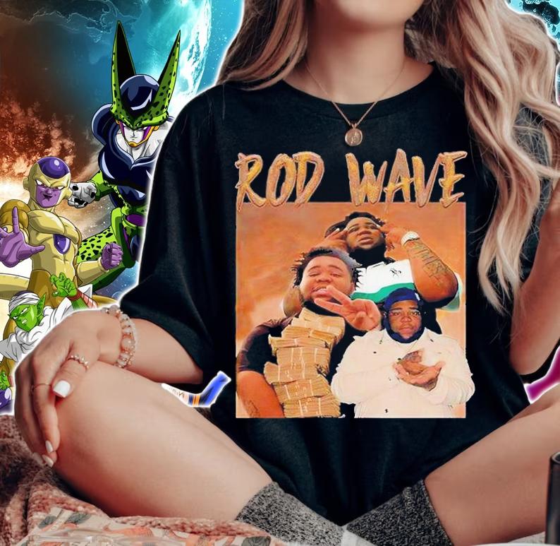 Rod Wave Style Rap Music Hip Hop Vintage Retro Shirt t-shirt woman shirt