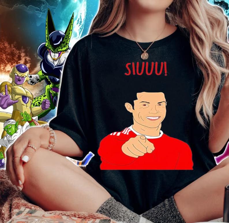 Ronaldo Siuuu Man United F.C. shirt t-shirt woman shirt