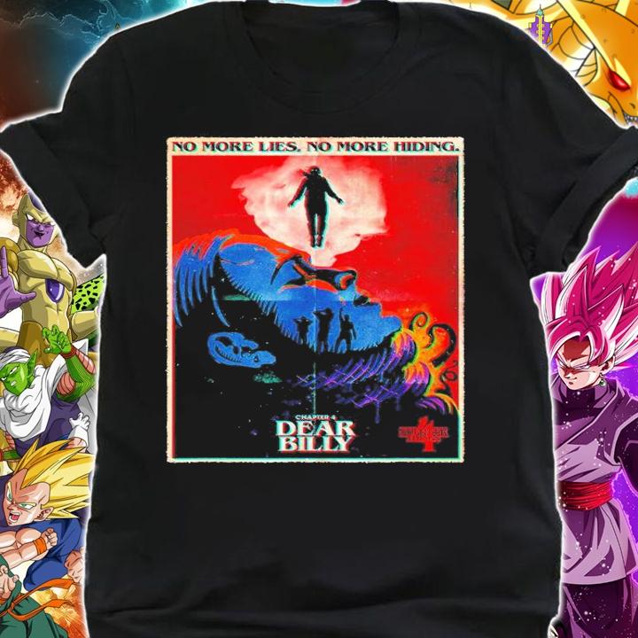 Stranger Things 4 Chapter 4 Dear Billy Max Poster T-shirt t-shirt shirt