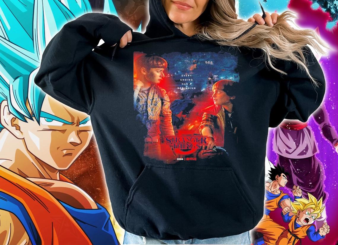 Stranger Things 5 Every ending has a beginning shirt t-shirt hoodie