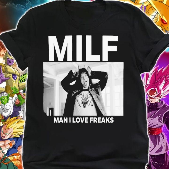 Stranger Things' Eddie Munson Milf Man I Love Freaks T-Shirt t-shirt shirt