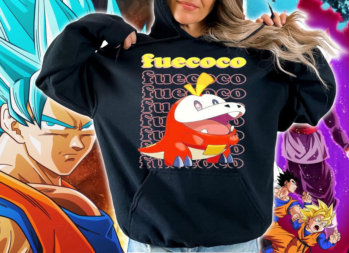 Typography Fuecoco Pokemon Shirt t-shirt hoodie