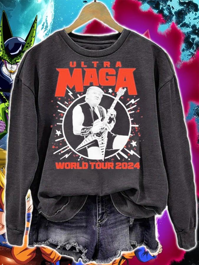 Ultra Maga King Trump 2024 Heavy Metal Shirt t-shirt sweatshirt