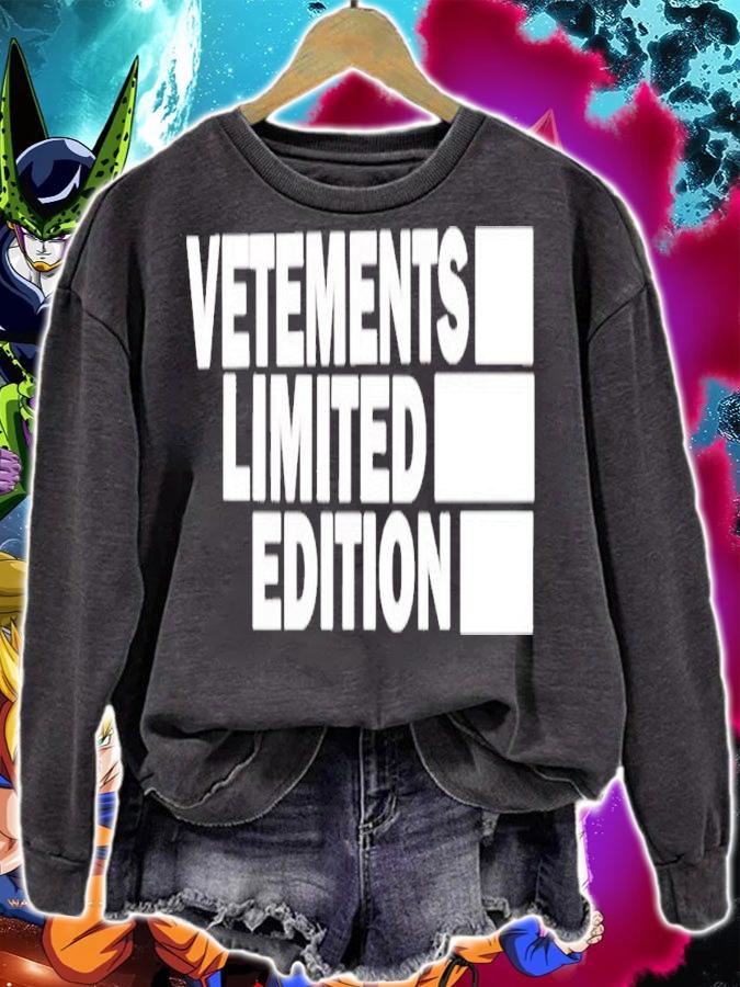 Vetements Limited Edition Vetements shirt t-shirt sweatshirt
