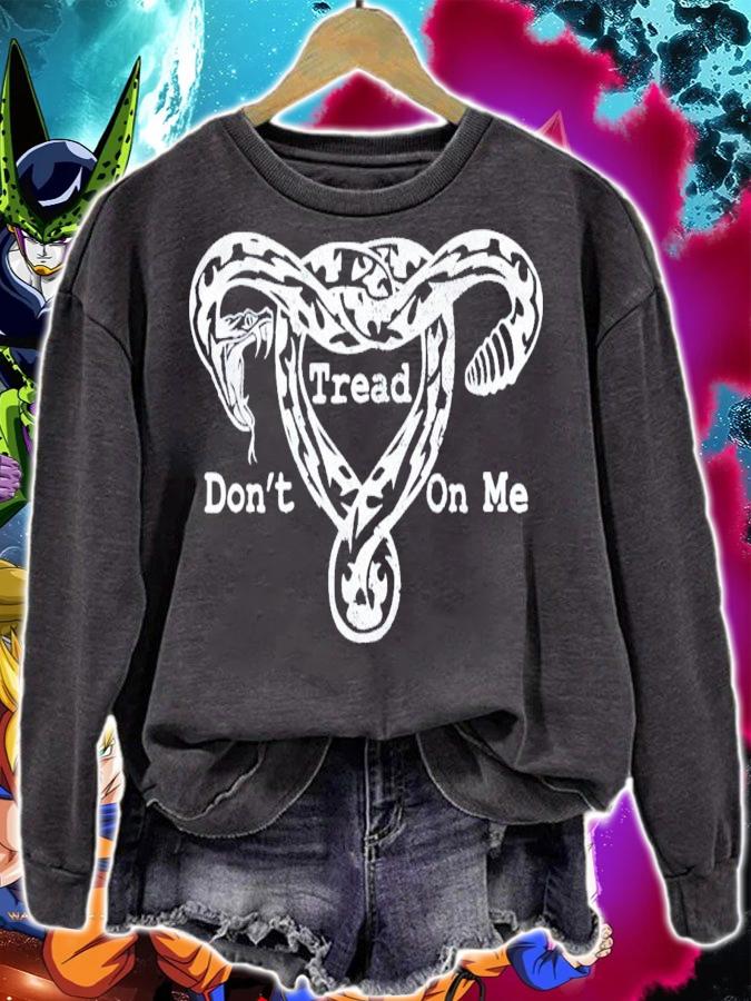 Don't Tread On Me Uterus Snake T-Shirt t-shirt sweatshirt