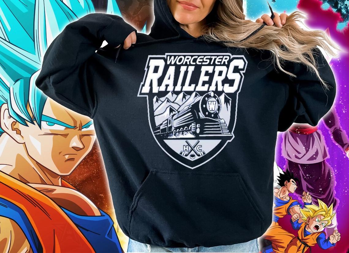Echl Worcester Railers Hockey Logo 2022 T-Shirt t-shirt hoodie