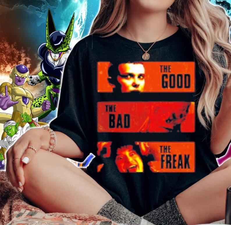 Eddie Munson The Good The Bad And The Freak Shirt t-shirt woman shirt