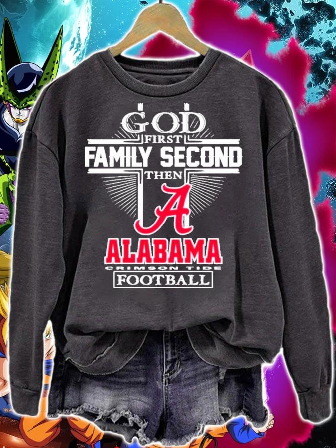God First Family Second Then Alabama Crimson Tide Football 2022 Shirt t-shirt sweatshirt