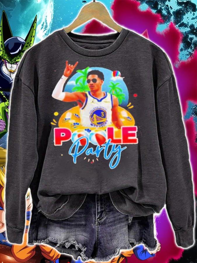 Jordan Poole Vintage 90s Style Party 2022 Shirt t-shirt sweatshirt