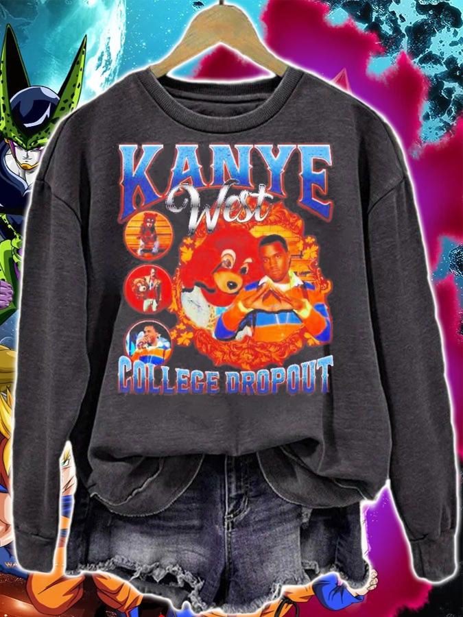 Kanye West Vintage The College Dropout Tour Concert 2022 T-Shirt t-shirt sweatshirt