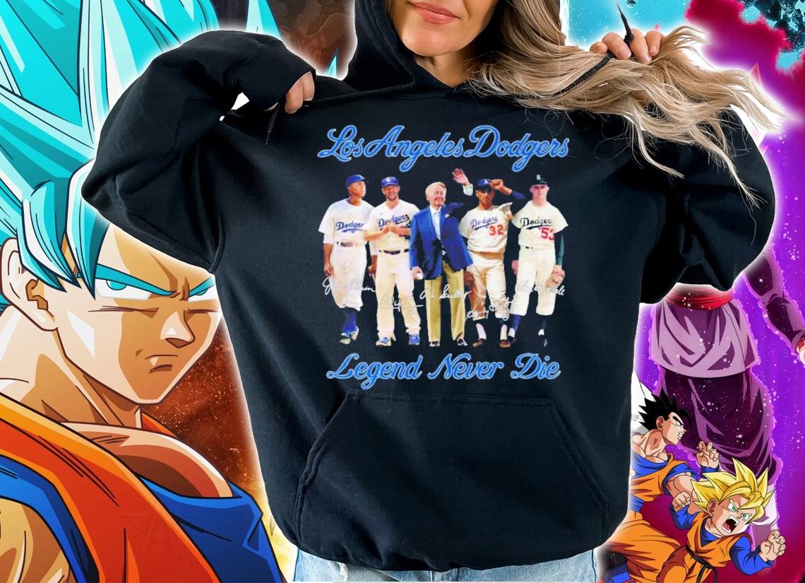 Los Angeles Dodgers Vin Scully Signatures Legend Never Die Shirt t-shirt hoodie