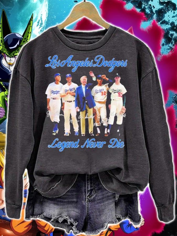 Los Angeles Dodgers Vin Scully Signatures Legend Never Die Shirt t-shirt sweatshirt