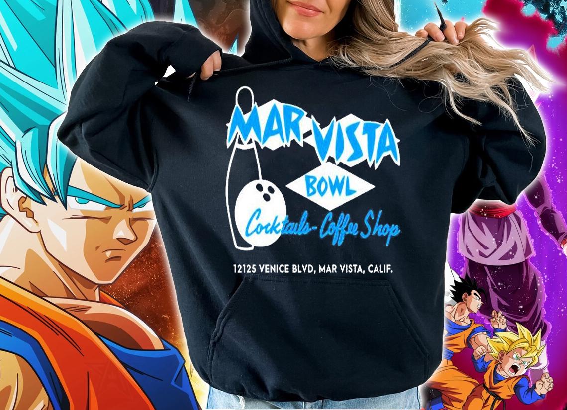 Mar Vista Bowl Los Angeles CA Vintage Bowling Alley T-Shirt t-shirt hoodie