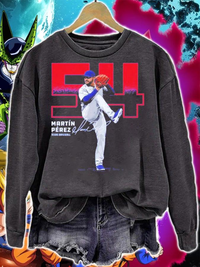 Martin Perez Texas Outline Baseball Signatures Shirt t-shirt sweatshirt