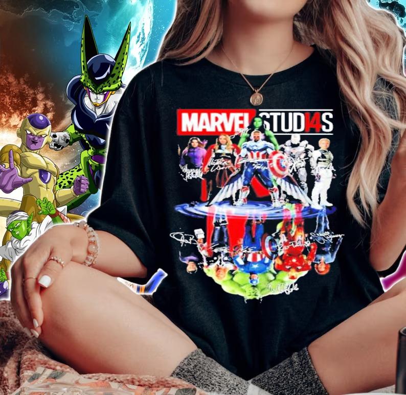 Marvel Studios Stud14s Water Reflection Signatures Shirt t-shirt woman shirt