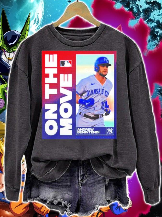 On The Move Andrew Benintendi New York Yankees Shirt t-shirt sweatshirt