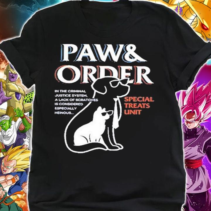 Paw And Order Special Feline Unit Pets Training Dog And Cat T-Shirt t-shirt shirt
