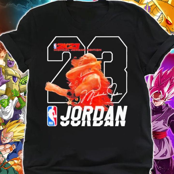 NBA 2K23 Michael Jordan Edition Basketball Signature Shirt t-shirt shirt