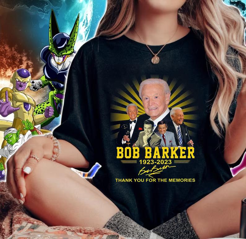 Bob Barker 1923-2023 Thank You For The Memories Signature t-shirt woman shirt