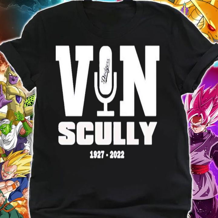 RIP Vin Scully Microphone 1927-2022 T-Shirt t-shirt shirt