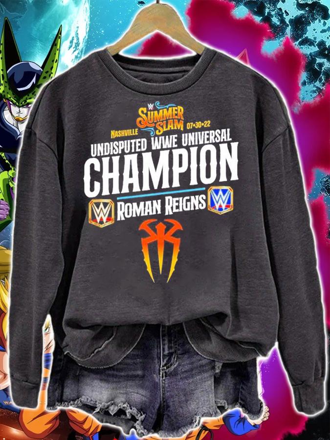 Roman Reigns SummerSlam 2022 Undisputed WWE Universal Champion shirt t-shirt sweatshirt