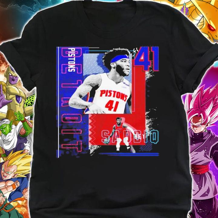 Saddiq Bey Basketball Paper Poster Pistons 2 Shirt t-shirt shirt