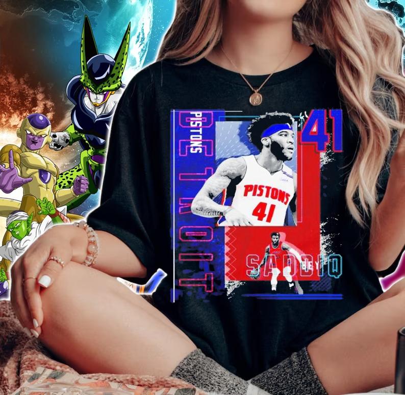 Saddiq Bey Basketball Paper Poster Pistons 2 Shirt t-shirt woman shirt