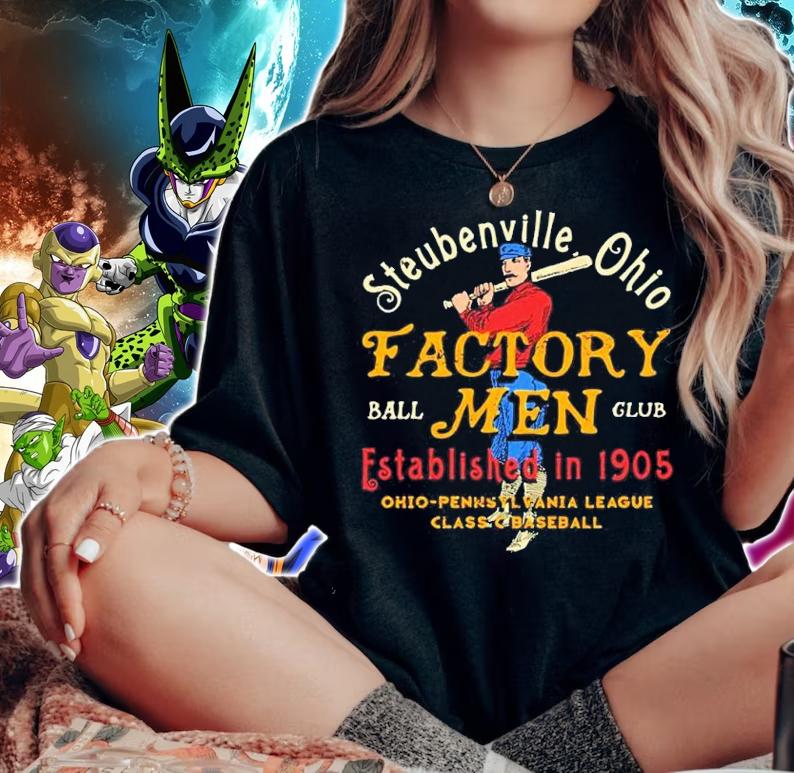 Steubenville Factory Men Ohio Vintage Defunct Baseball Teams shirt t-shirt woman shirt