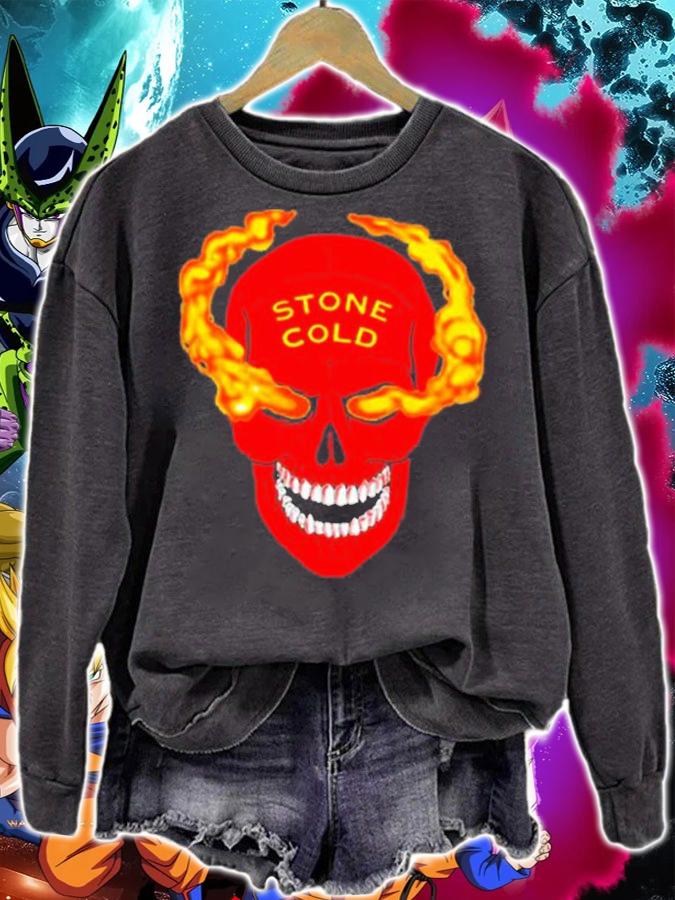 Stone Cold Steve Austin Red Skull shirt t-shirt sweatshirt