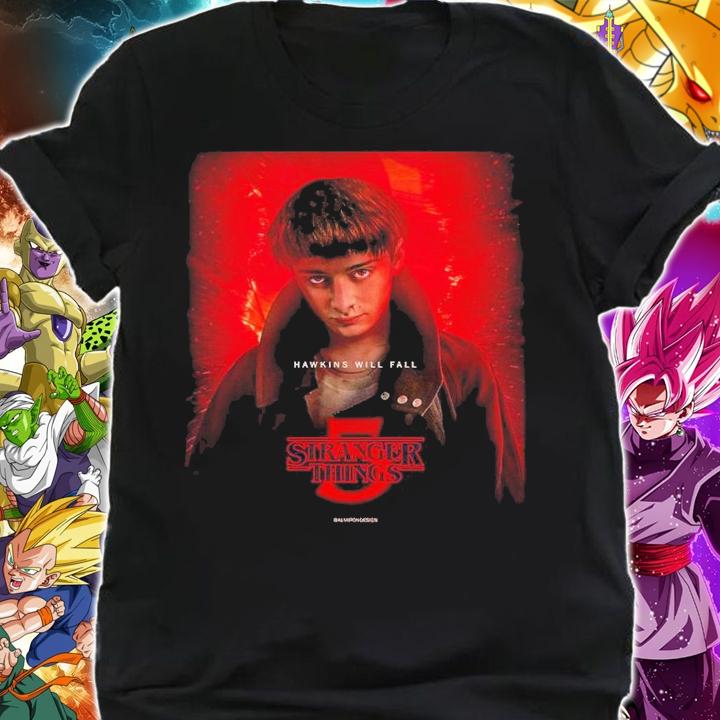 Stranger Things 5 Hawkins will fall the last victim shirt t-shirt shirt