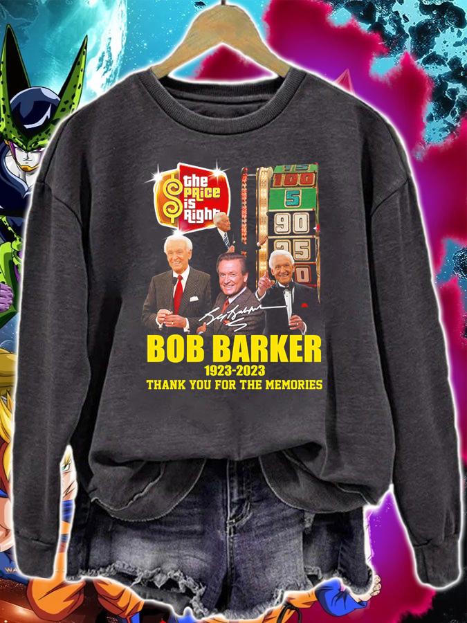 The Price Is Righ Bob Barker 1923-2023 Thank You For The Memories Signature t-shirt sweatshirt