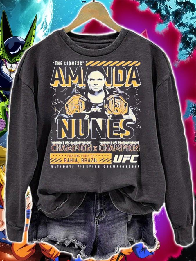 UFC Amanda The Lioness Nunes Bantamweight X Flyweight Champ shirt t-shirt sweatshirt