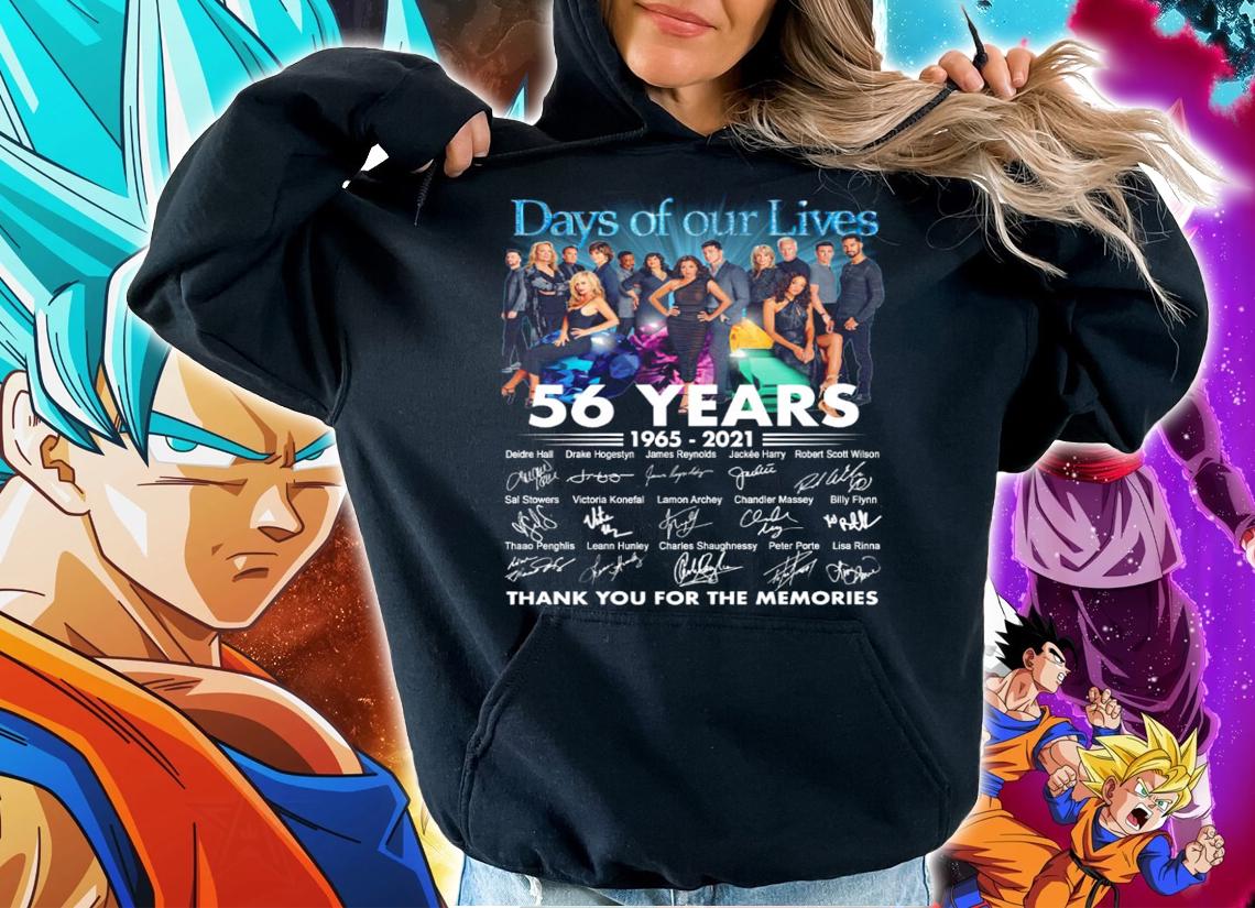 Days Of Our Lives 56 Years Of 1965-2021 Signatures t-shirt hoodie