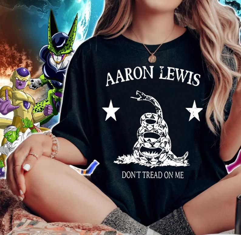 Gadsden Flag Aaron Lewis Dont Tread On Me t-shirt woman shirt